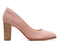 CLARKS Kaylin Cara 2 Rose Suede