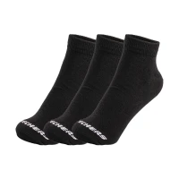 SKECHERS 3Pk Unisex Non Terry Qtr Crew - Flat Knit