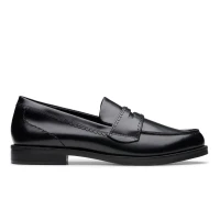 CLARKS Straven Edge Black Leather