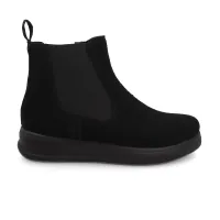 Leather Woman Ankle Boot Black