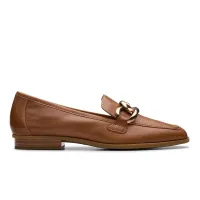 CLARKS Sarafyna Iris Tan Leather