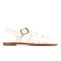 Flynn Fisherman Sandals Ivory Ltr