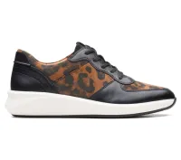 CLARKS Un Rio Sprint Leopard Prt Comb