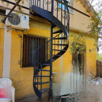 materiaux-de-construction-escalier-metallique-escargot-ouzellaguen-bejaia-algerie