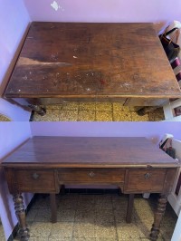مكاتب-و-أدراج-bureau-ancien-en-bois-massif-بئر-توتة-الجزائر