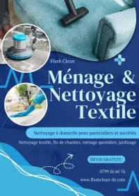 Société de nettoyage Alger - fauteuil matelas canapet moquette... ponçage lustrage marbre carrelage