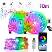 accessoires-electronique-smart-led-rgb-10m-bluetoothmusique-controle-ip-65-etanche-bab-ezzouar-alger-algerie