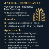 Vente Appartement F2 F3 Tizi Ouzou Azazga
