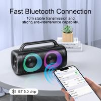 JR-MW02 40W Wireless Speaker with RGB Lights thumbnail 5