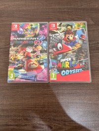 ألعاب-فيديو-2-jeux-nintendo-switch-mario-kart-8-deluxe-et-super-oddysey-شراقة-الجزائر