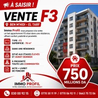 appartement-vente-f3-el-tarf-ben-mehdi-algerie