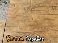 Béton imprimé
