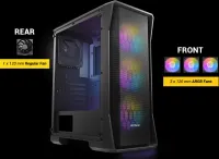 BOITIER ANTEC NX360 ELITE MESH ARGB BLACK