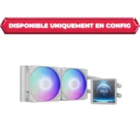 WATER COOLING GAMDIAS AURA GL240 LCD WHITE