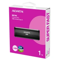 DISQUE DUR SSD 1To ADATA SE760 EXTERNE TYPE-C VITESSES DE LECTURE ALLANT JUSQU'À 1050 Mo/s