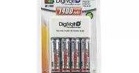 ChARGEUR PILLES  DIGIVOLT 4AA / 4AAA/9V NI-MH NI-CD 1400MAH 
