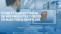 Etude et conception 2D & 3D des pièces et produits en injection  et en extrusion-soufflage