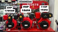 MOTEUR 1 CYLINDER DIESEL / ESS /192FAM /190F /188F /186FAM /178FAM /170FA /15LD315 /GX390 /168 /EY20