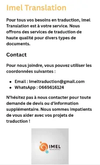 Traducteur /interprète anglais/français/arabe 