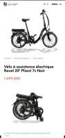 motos-scooters-ravel-20-7v-pliant-noir-velo-electrique-دراجة-كهربائية-2024-kouba-alger-algerie