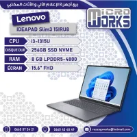 LAPTOP LENOVO IDEAPAD SLIM 3 15IRU8 I3-1315U RAM 8GB DDR5 4800 /256GB SSD ECRAN 15.6"