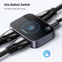 UGREEN Commutateur HDMI 2.1 8K @ 60 Hz / Bidirectionnel 4K @ 144 Hz / 1080p @ 240 Hz / 48 Gbit/s