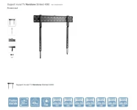 NorStone NORSLI4080  - Support TV Mural - 40 Kg - De 40" À 80"