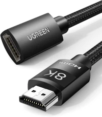 UGREEN Câble d'extension HDMI 8K 48 Gbit/s 8K 60 Hz / 4K 120 Hz / HDMI 2.1 mâle vers femelle 1M