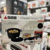Cocotte SEB Autocuiseur 6l Inox Noir - P4810700 Made in France