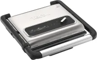 Tefal Grill viande électrique multifonction, 2000 W, Thermostat 3 niveaux, Plaques antiadhésives.