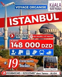 voyage organisé Istanbul juillet et août 
