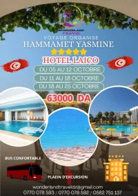 Voyage organisé Hammamet par bus