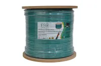 CABLE KX7 AVEC ALIMENTATION DE 0.75MM - CUIVRE - BOBINE 300M - CERTIFIER - VERT - IPRO