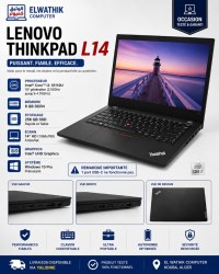 كمبيوتر-محمول-laptop-lenovo-thinkpad-l14-i3-10110u-8g-256-ssd-win-10-occasion-pb-type-c-1-القبة-الجزائر