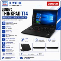 كمبيوتر-محمول-lenovo-thinkpad-t14-gen-1-i5-10210u-16go-ram-512go-ssd-14-fhd-occasion-القبة-الجزائر