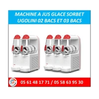 MACHINE A JUS GLACE SORBET UGOLINI 02 ET 03 BACS 