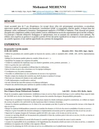 Coordinateur Qualité Field-Office QA/QC