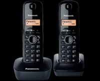 TELEPHONE SANS FIL PANASONIC KX-TG 1612 DUO NOIR