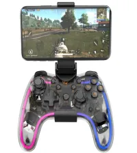 Manette de jeu RGB transparente Havit G180BT