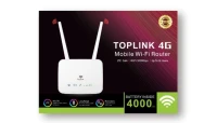 MODEM TOP LINK 4G LTE HW312 AVEC 2ANTENNE 300mbps et BATTERIE 4000MAH