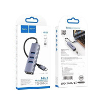 webcam-adaptateurhub-hoco-hb34-type-c-vers-4-usb-303rj45-metal-cheraga-alger-algerie