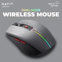 Souris RGB Havit Sans Fil 2,4GHz rechargeable MS65WB 1000-1200-1600DPI