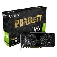 CARTE GRAPHIQUE NVIDIA  PALIT DUAL GEFORCE RTX 2060 12GB GDDR6 