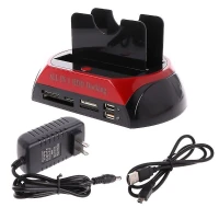 DOCKING HDD ALL IN 1 IDE +LECTEUR CARTE + HUB USB 