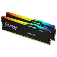 RAM KINGSTON 16GO 2X8GO 5200MHZ FURY BEAST RGB DDR5 CL40