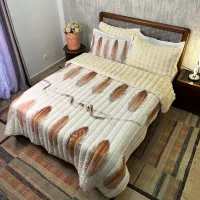 Parure de couette fourrure 6pieces 