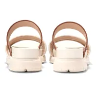 Cole Haan - Zerogrand Double Band Slide Sandals Ivory Ch Dk Cuoio Croc Print Gold Metallic Ivory thumbnail 4