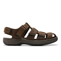 صنادل-clarks-saltway-cove-dark-brown-lea-شراقة-الجزائر