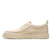 Clarks - Polden Moc Off White Canvas thumbnail 4