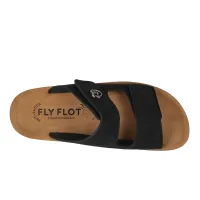 Fly Flot - Leather Man Slipper Black thumbnail 5